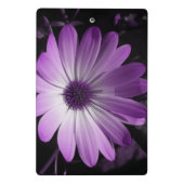 Lila Daisy Blume Mini-Zwischenablage Mini Klemmbrett (Rückseite)