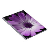 Lila Daisy Blume Notebook Notizblock (Rechte Seite)