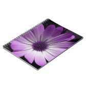 Lila Daisy Blume Notebook Notizblock (Linke Seite)