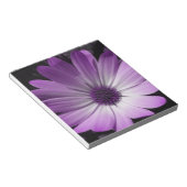 Lila Daisy Blume Notepad Notizblock (angewinkelt)