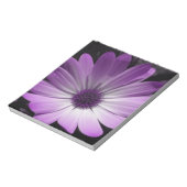 Lila Daisy Blume Notepad Notizblock (Rotiert)