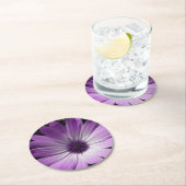 Lila Daisy Blume Paper Untersetzer (Vor Ort)