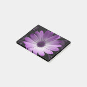 Lila Daisy Blume Post it notes Pad Post-it Klebezettel (angewinkelt)