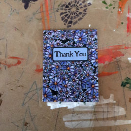 Lila Daisy-Blume Postkarte