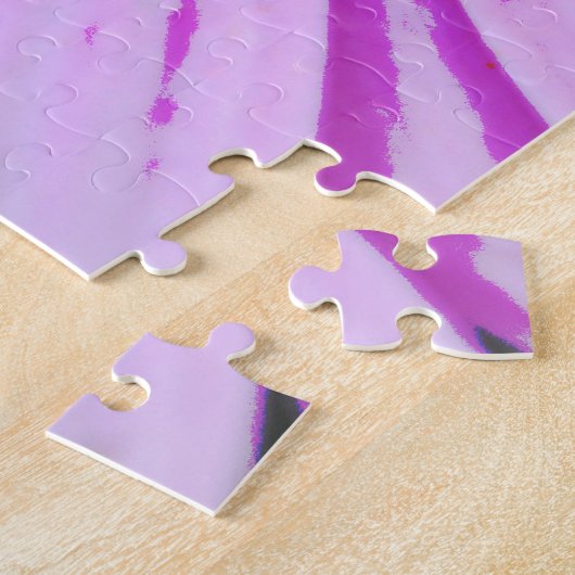 Lila Daisy Blume Puzzle (Seite)