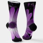 Lila Daisy-Blume Socken (Gewinkelt)