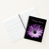 Lila Daisy Blume Spiral Notebook Notizblock (Innenseite)