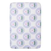 Lila Daisy Blume Tee Kinder Schlafzimmer Niedlich Badematte (Vorderseite Vertikal)