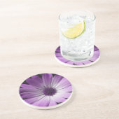 Lila Daisy Blume Untersetzer (Seite)