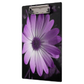 Lila Daisy-Blume-Zwischenablage Klemmbrett (Links)
