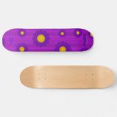 Lila Daisy Brattle Bored Skateboard (Horizontal)