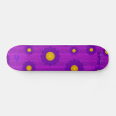 Lila Daisy Brattle Bored Skateboard (Horizontal)