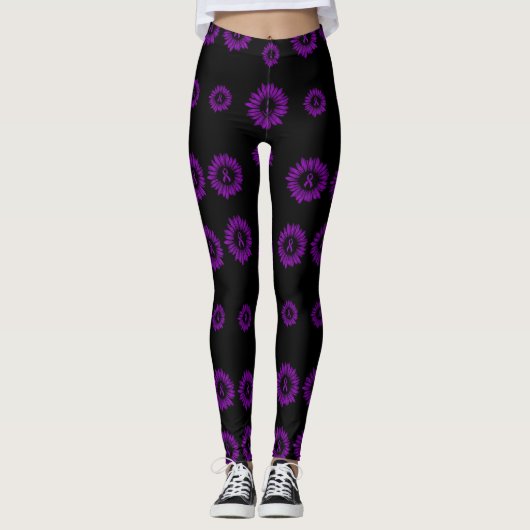 Lila Daisy...Daisy Leggings (Vorderseite)