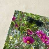 Lila Daisy Field, Strandtuch (Beispiel)