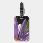 Lila Daisy Gepäckanhänger (Vorderseite vertikal)