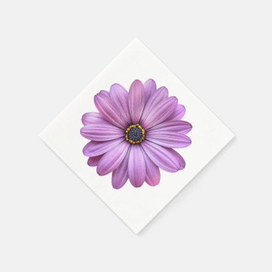 Lila Daisy Party Paper Napkins Serviette (Ecke)