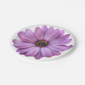 Lila Daisy Party Paper Teller (Schrägansicht)