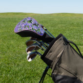 Lila Daisy Personalisierter Golf Head Cover für Ma Headcover (In SItu)