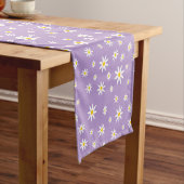Lila Daisy Table Runner Kurzer Tischläufer (Beispiel)