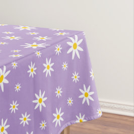 Lila Daisy-Tablett Tischdecke