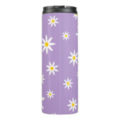 Lila Daisy Thermal Tumbler Thermosbecher (Rückseite)