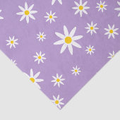Lila Daisy Tissue Paper Seidenpapier (Ausschnitt)
