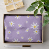 Lila Daisy Tissue Paper Seidenpapier (Geschenk)
