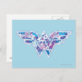 Lila Daisy WW Postkarte (Vorne/Hinten)