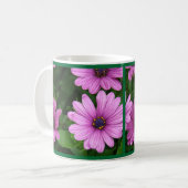 Lila dalias kaffeetasse (Vorderseite Links)