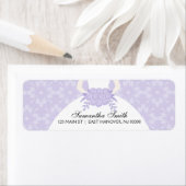 Lila Damask-Brautparty (Insitu)