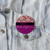 Lila Damask Button (Beispiel)