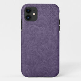 Lila Damask-Fabric Case-Mate iPhone Hülle