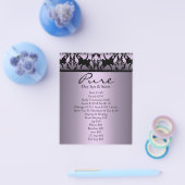 Lila-Damask-Flugblatt Flyer (Einzeln)