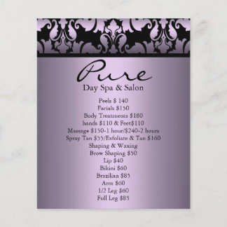 Lila Damask Flyer