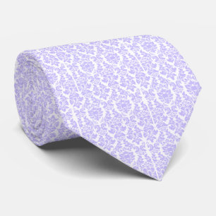 Lila Damask Krawatte
