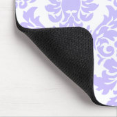 Lila Damask Mousepad (Ecke)