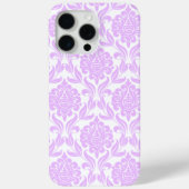 Lila Damask-Muster Case-Mate iPhone Hülle (Rückseite)