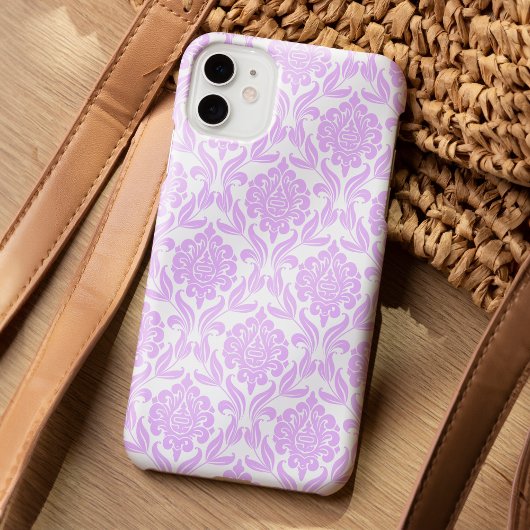 Lila Damask-Muster Case-Mate iPhone Hülle