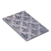 Lila Damask Notizblock (Rechte Seite)