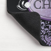 lila Damast 311-Luxuriously Mousepad (Ecke)