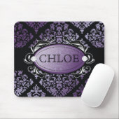 lila Damast 311-Luxuriously Mousepad (Mit Mouse)