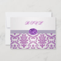 Lila Damast, Amethyst UAWG Einladung