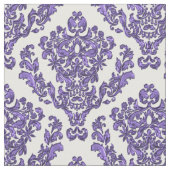 Lila Damast auf weißem oder *Any Farbhintergrund Stoff (Nahaufnahme)