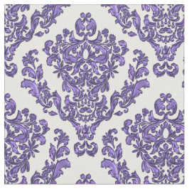 Lila Damast auf weißem oder *Any Farbhintergrund Stoff