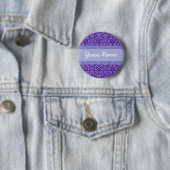 Lila Damast Button (Beispiel)