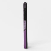 Lila Damast iPhone 5 Kasten Case-Mate iPhone Hülle (Hinten/Links)