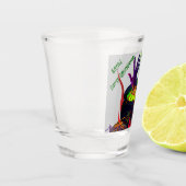 Lila Dämon Schnapsglas (Links)