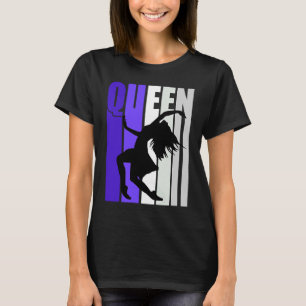 Lila Dance Königin Geburtstag farbenfrohe Groove T-Shirt