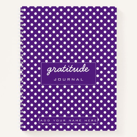 Lila Dankeschön Notizblock (Vorderseite)