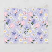 Lila Datumskarte (Rückseite)